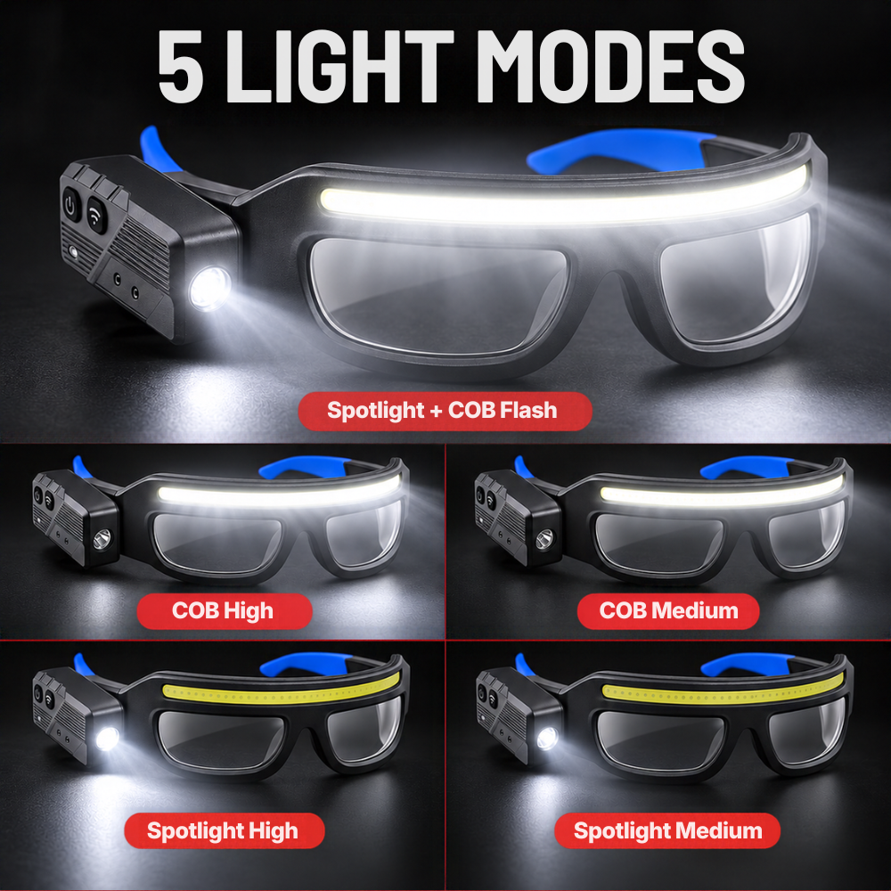 AS Gears LED Safety Glasses