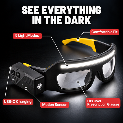 AS Gears LED Safety Glasses